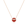 CHAUMET JEUX DE ROSE GOLD DIAMOND NECKLACE