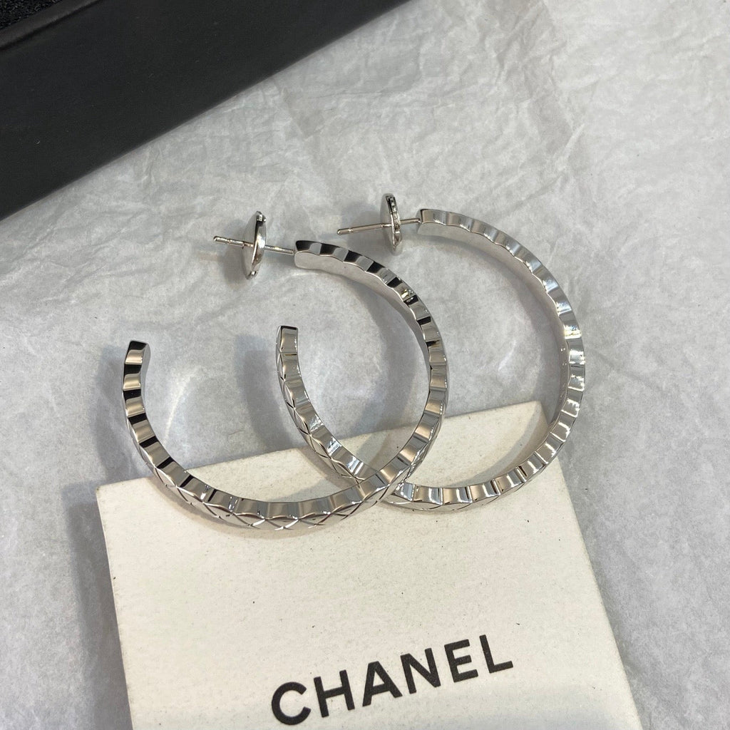 Chanel Coco Crush Earring Hoops Earrings