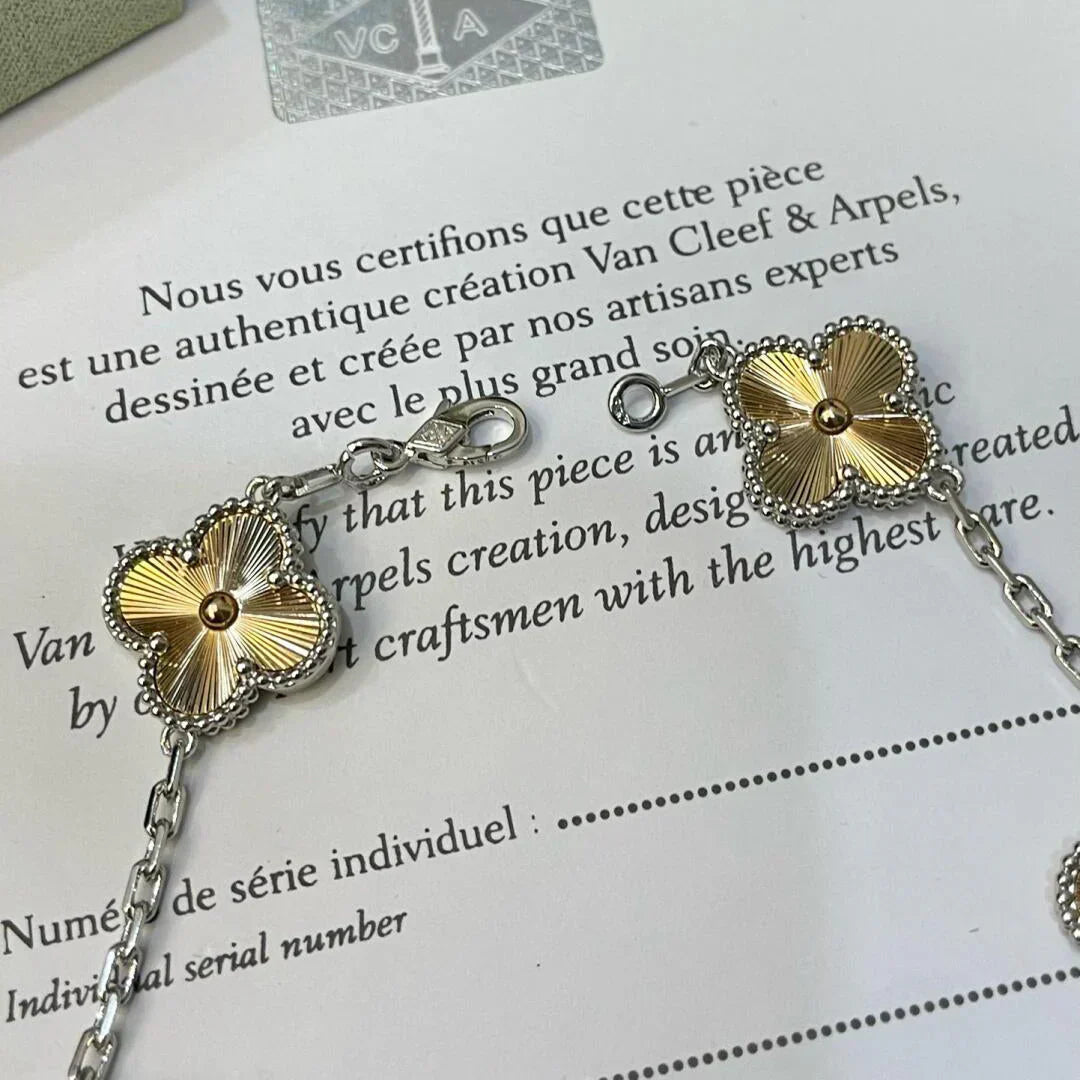 VCA CLOVER 5 MOTIF LASER BRACELET COLLECTION